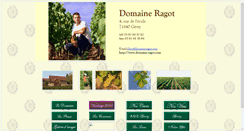 Desktop Screenshot of domaine-ragot.com